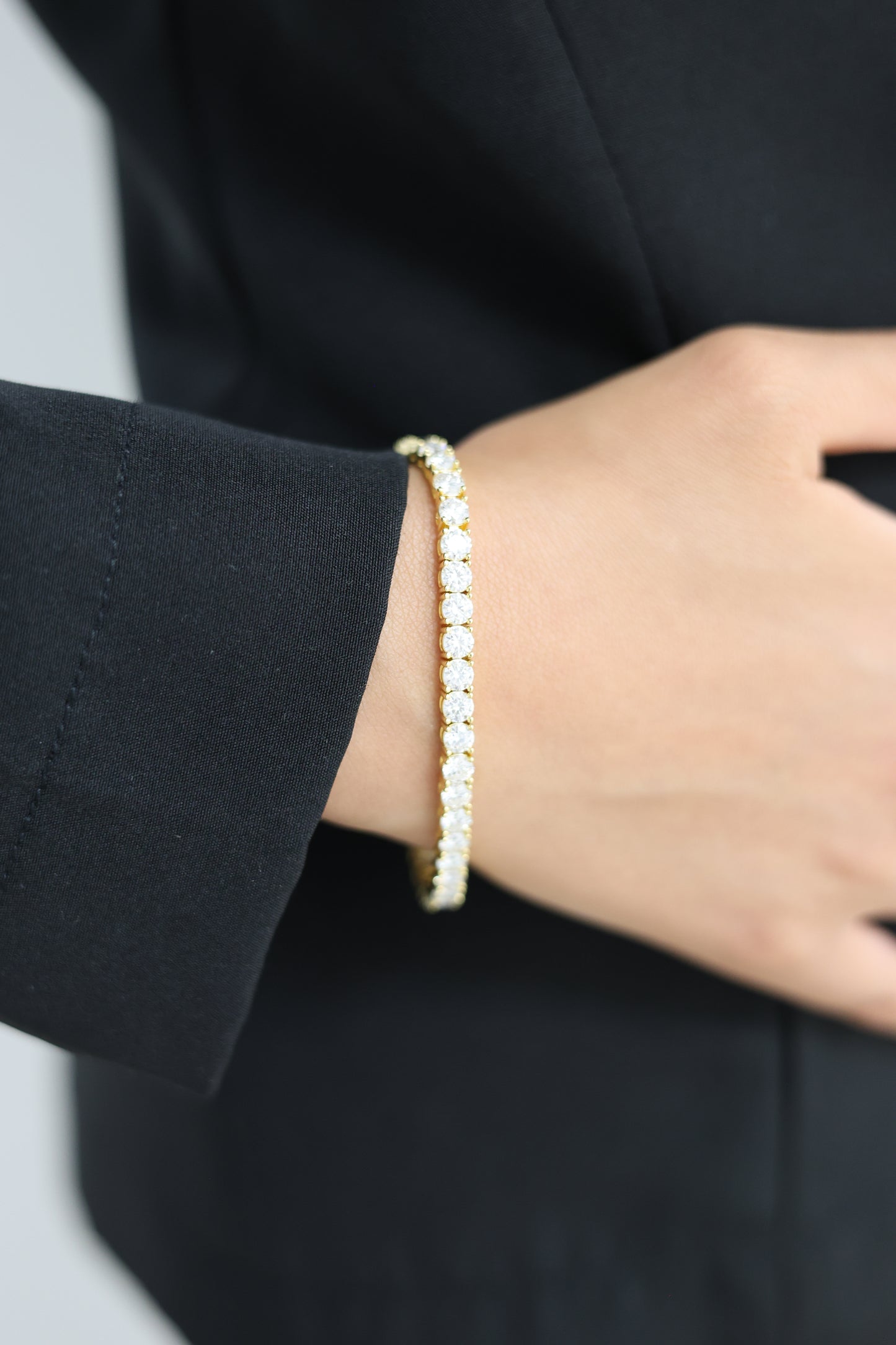 3mm Moissanite Tennis Bracelet