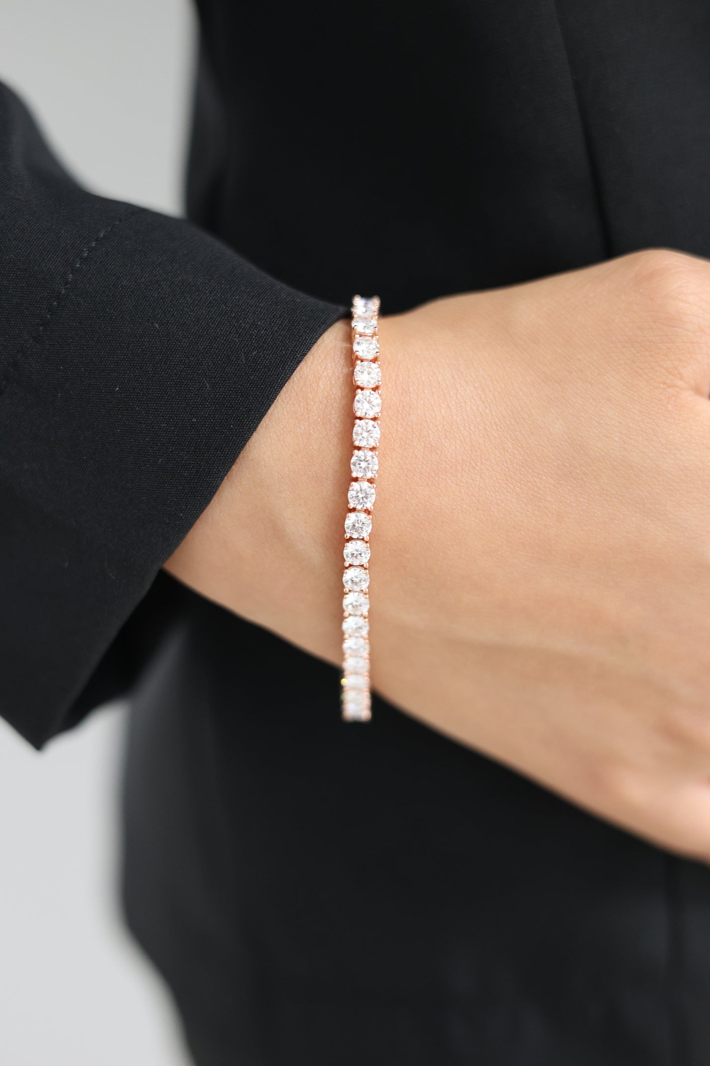 3mm Moissanite Tennis Bracelet